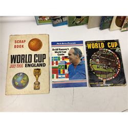 Crystal Palace signed leather football, late 1990s, including Steve Coppell, Simon Rodger, Tony Folan, Gareth Graham, Jamie Smith etc; and quantity of football books including 1966 World Cup booklets etc