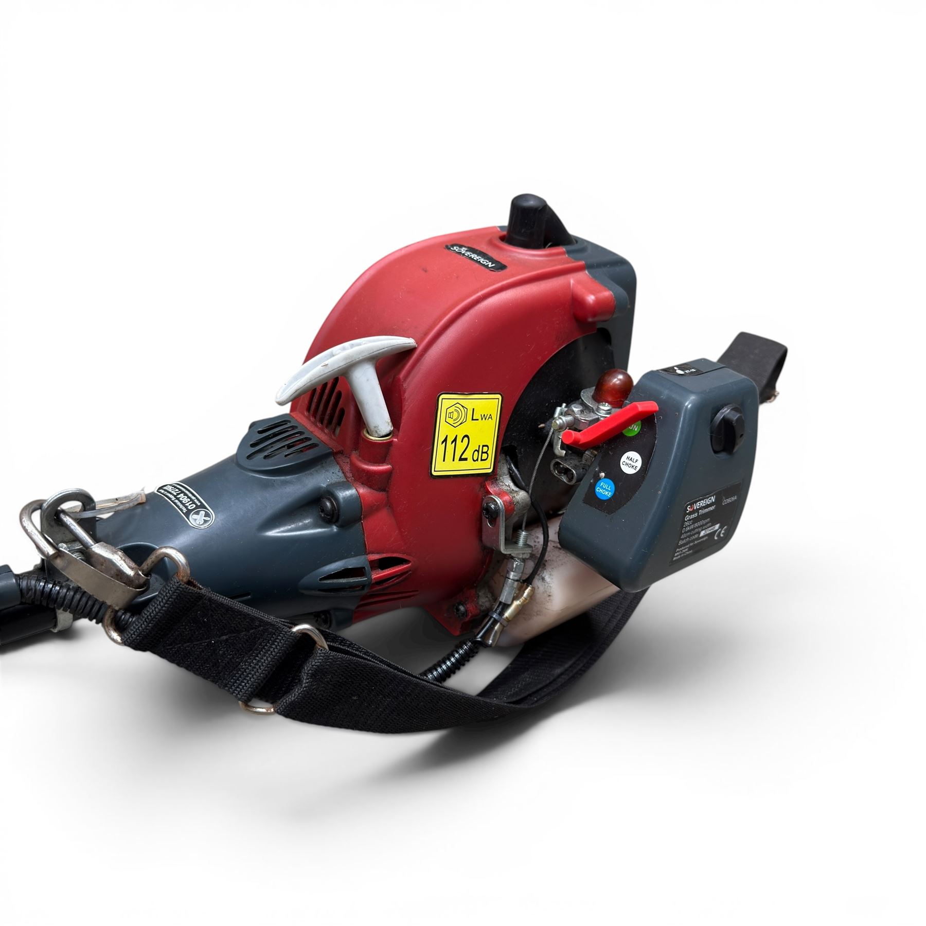 Sovereign 26cc 2 stroke petrol grass trimmer (strimmer), Parkside electric hedge trimmer and a Bosch hedge trimme