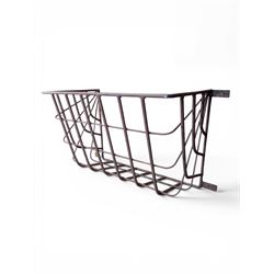 Large country stables wrought iron hay rack