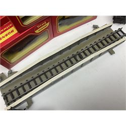 Tri-ang/Hornby '00' gauge - Princess Class 4-6-2 locomotive 'Princess Elizabeth' No.46201 with tender; Battle Space Turbo Car, boxed; four passenger coaches, buffet car, track cleaning car and eight wagons, all boxed; and various other accessories