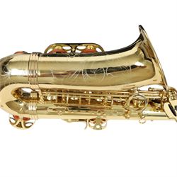 Volt Voggenreiter alto saxophone, contained within hard fitted carrycase and original box