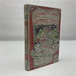 Elizabeth David; Summer Cooking, Museum Press, London, first edition, with original dust cover 