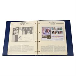 Great British and World coins and stamps, including The Queen's Golden Jubilee and The Royal Family cover collections, commemorative crowns, etc