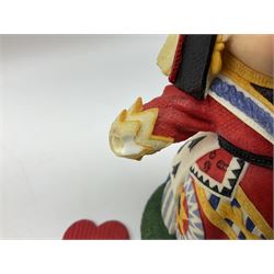 Goebel Alice in Wonderland figures, comprising Alice and Cat, White Rabbit, Queen of Hearts, March Hare, Tweedle Dee and the Mock Turtle, largest H18cm