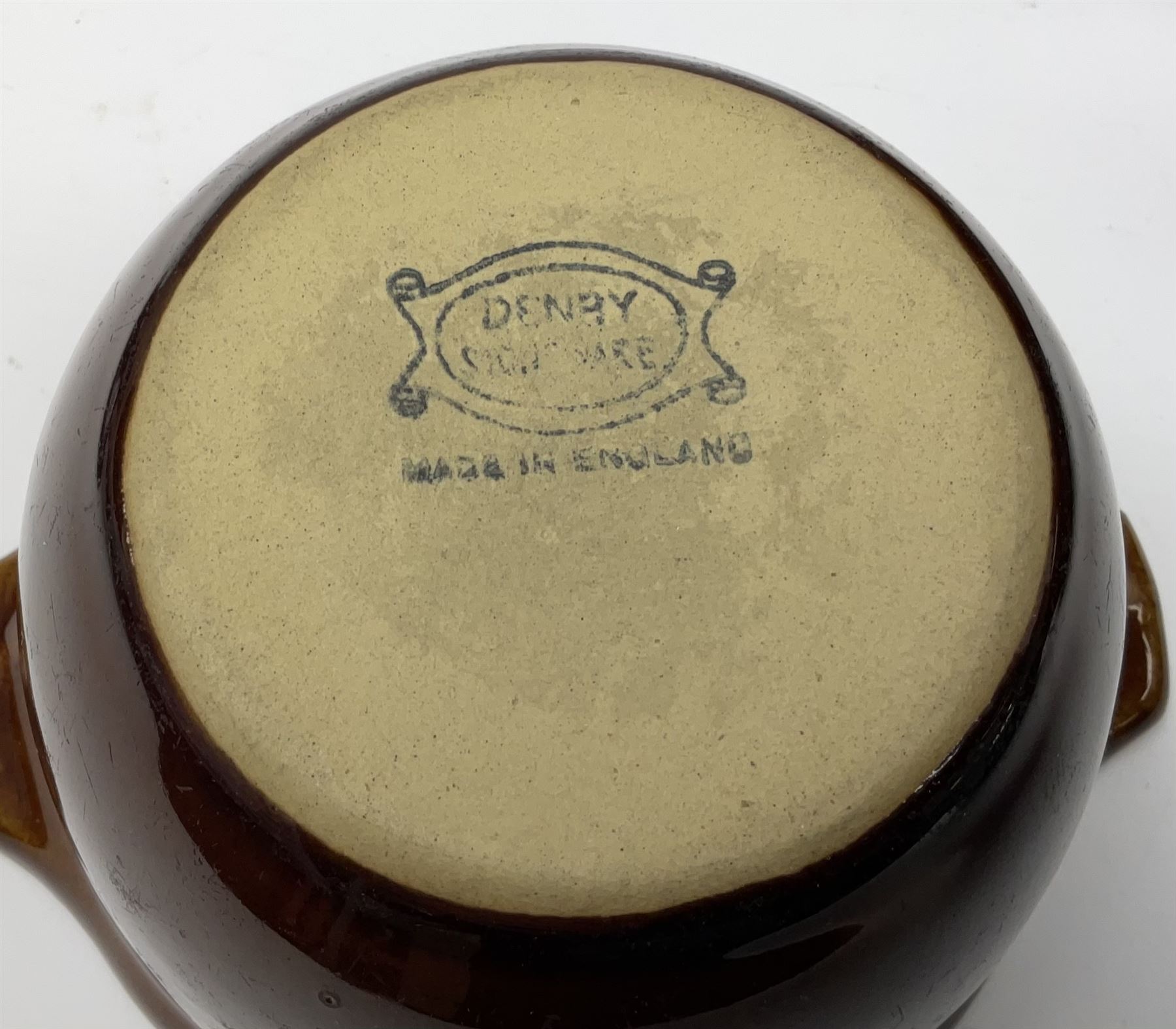 Denby dinner and tea wares, comprising largely Homestead pattern, to include dinner plates, salad plates, serving plates and dishes, bowls, teapot, coffee pot, hot water pot, teacups, saucers, milk jug, etc. 