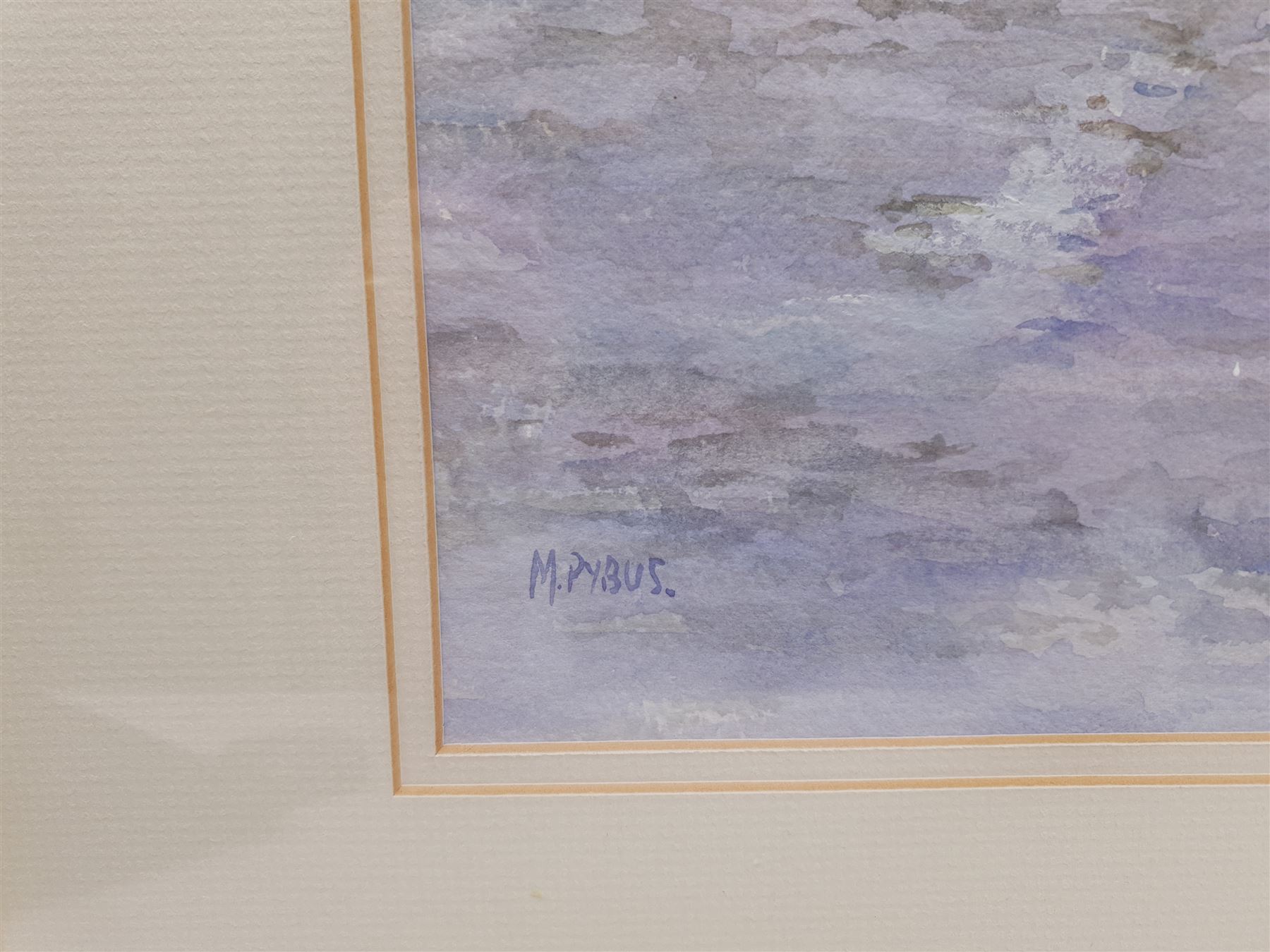 Christine M Pybus (British 1954-): Early Light Whitby, watercolour signed 47cm x 65cm