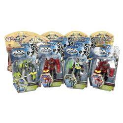 Biker Mice From Mars - Character Options 2-in-1 Bike Blaster; and four carded figures comprising Night Shift, Modo, Vinnie and Throttle; together with six Mattel Max Steel carded figures; all in unopened blister packs (11)