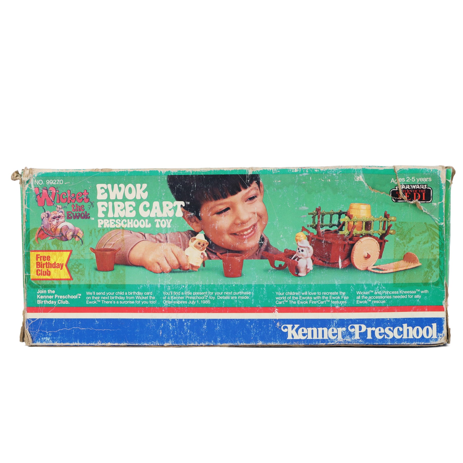 Kenner Pre School Star Wars Return of the Jedi Ewok Fire Cart, no. 99270, boxed 