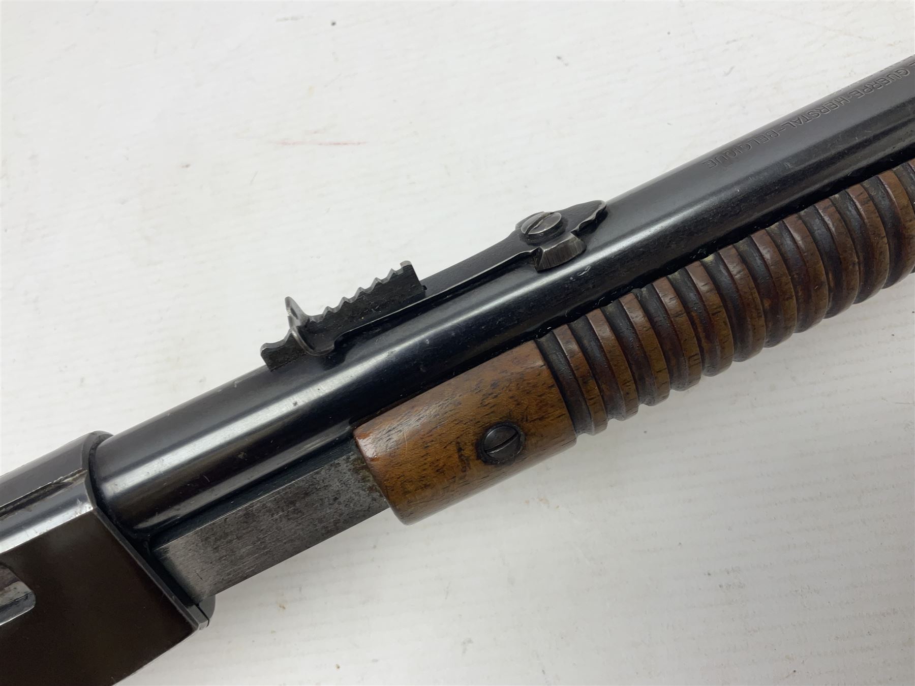 FIREARMS CERTIFICATE REQUIRED - Belgian Browning FN pump action .22 LR rifle, the 56cm(22