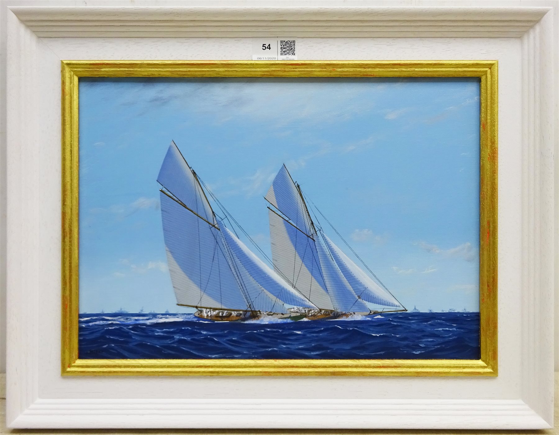 James Miller (British 1962) America's Cup Series the 13th Challenge