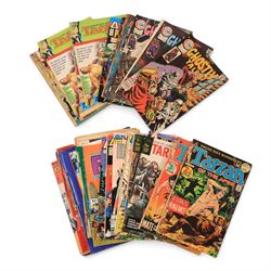 Collection of Bronze age and later Charlton, Atlas, Gold Key and similar comic books, titles including Midnight Tales, Planet of the Vampires, Ripley's Believe It Or Not, Star Trek, Beyond The Grave, Cougar, Doomsday 1, Love Diary, Police Action, The Destructor, The Brute, Baron Wierwulf's Haunted Library, The Many Ghosts of Doctor Graves, Wulf the Barbarian, Korak Son of Tarzan, Iron Jaw, The Scorpion, Ghost Manor, Ghostly Haunts, Ghostly Tales, The Tarantula etc