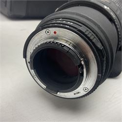 Sigma '300-800mm 1:5.6 APO EX DG Hyper Sonic Motor' lens with Nikon fitting, serial no 1543902, with case 