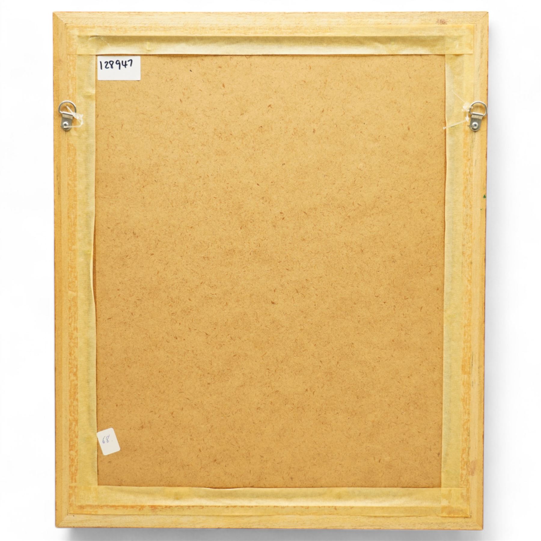 Pietro Annigoni OMRI (Italian 1910-1988): Ghostly Figure in a Forest Clearing, mixed media signed in pen 26cm x 16cm