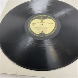 The Beatles White album vinyl record, with side opening gatefold sleeve, Apple Records, Stereo, SLPEA-1007 and 1008, YEX 710, 711 and 712