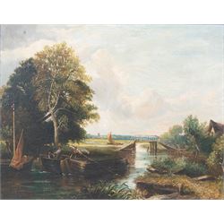 Joseph Paul (British 1804-1887) after John Constable (British 1776-1837): 'View on the Sto...