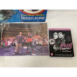 Signed books and ephemera, including Michael Palin Diaries 1969-1979, The Sparks Brothers, Hugh Laurie The Gun Slinger etc 