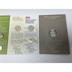 The Royal Mint United Kingdom 2013 annual coin set, in card folder 