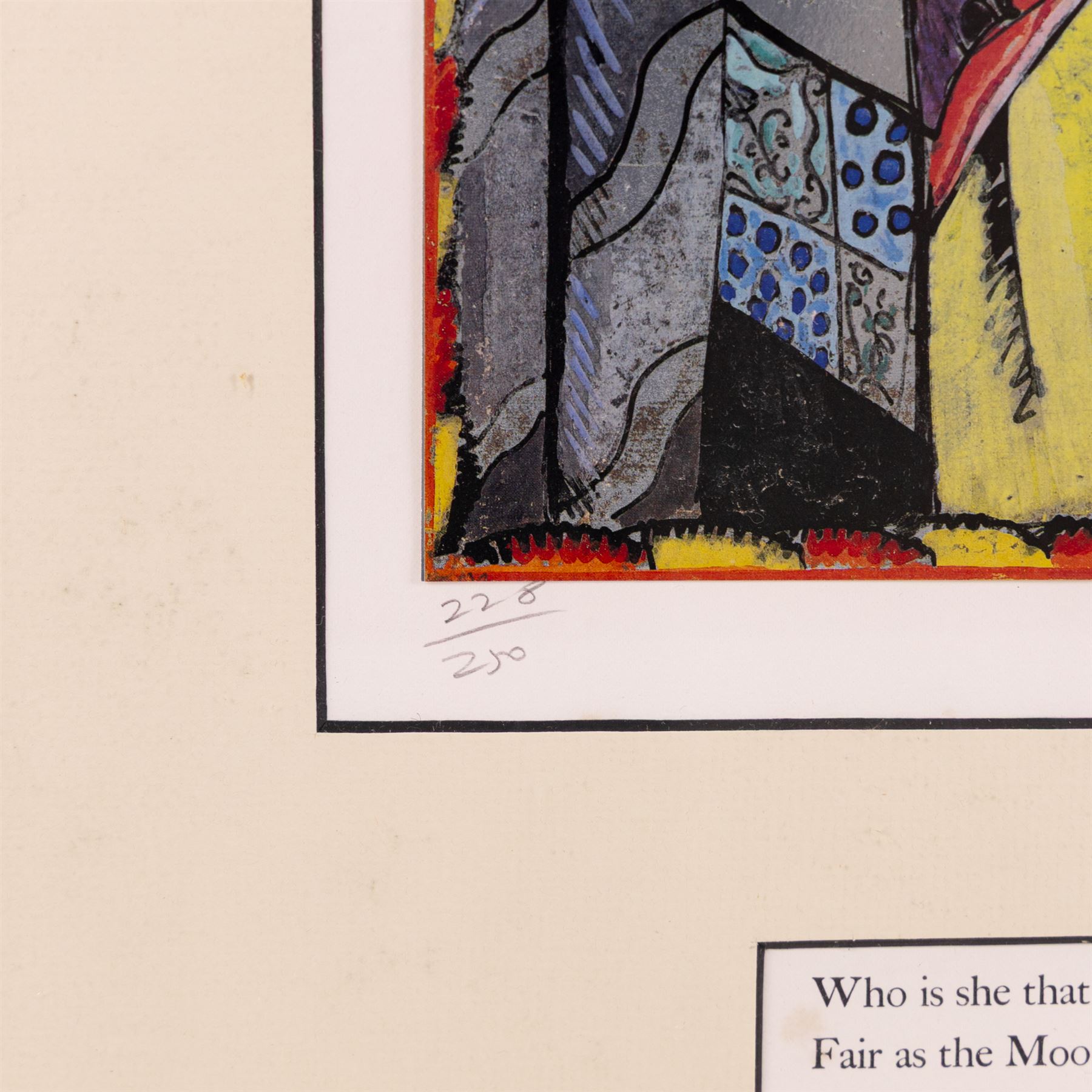 Edward Harris Wolfe (South African 1897-1982): 'Song of Songs', set of twelve limited edition lithographs on silvered paper each signed and numbered 228/250 in pencil, 36cm x 26cm, in matching frames (12)