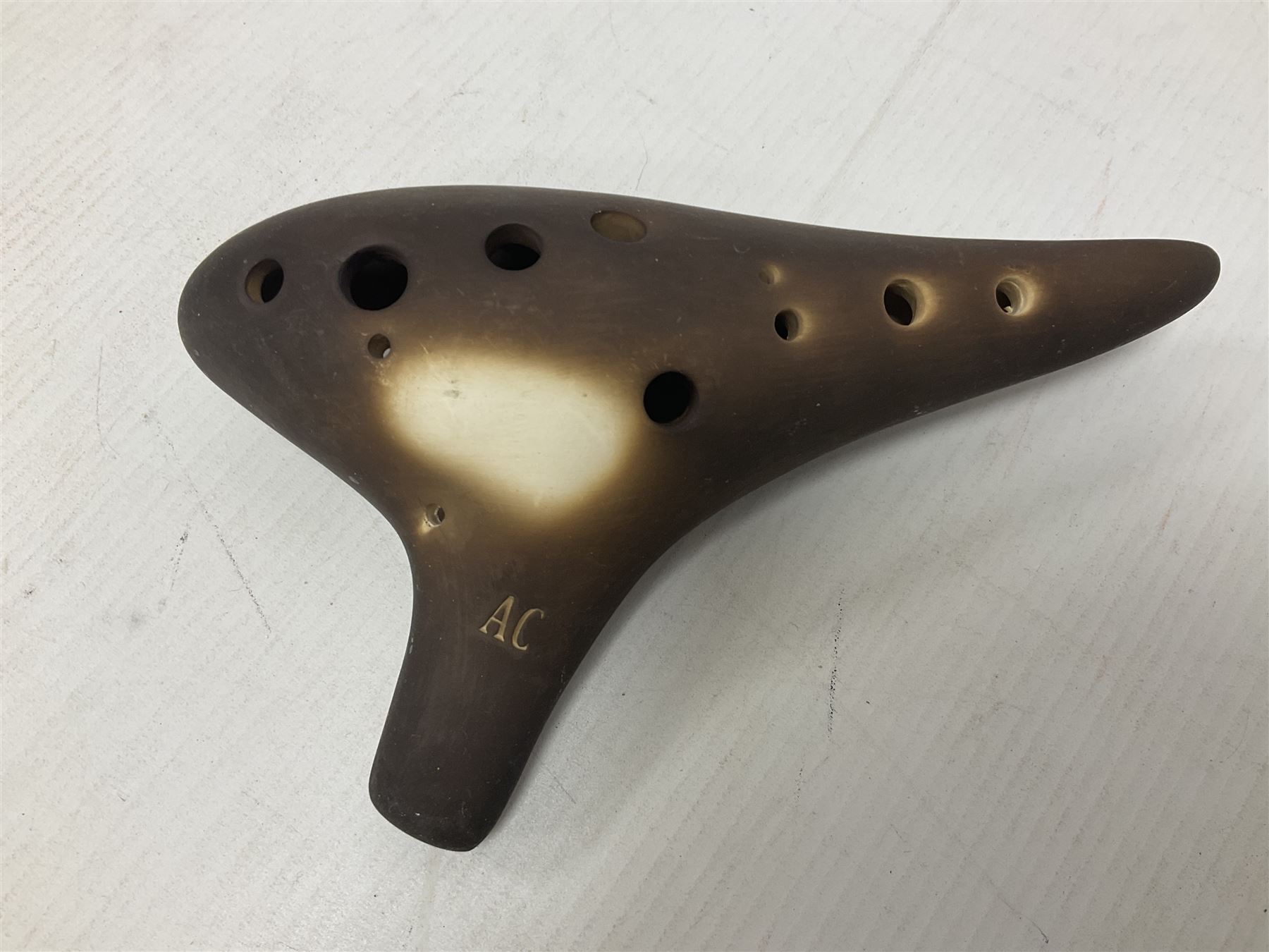 Four ocarinas three 10 hole ocarinas and one 16 hole double ocarina, three of which being from the Legend of Zelda franchise 