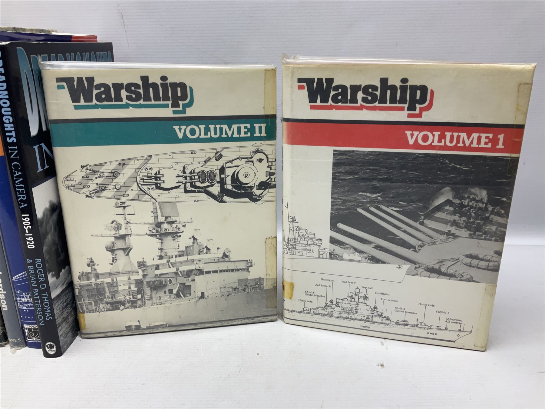Seventeen books of maritime and naval interest including warship design and development, German Navy WW2, battleships, aircraft carriers etc