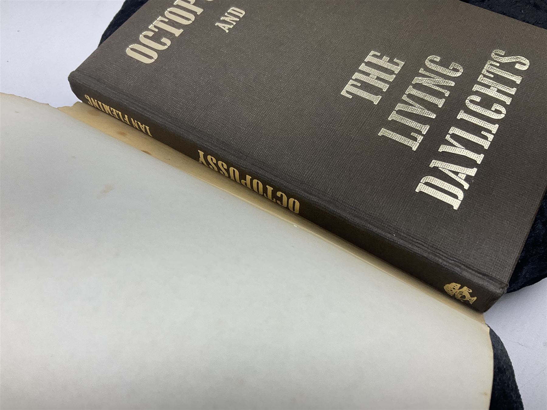 Ian Fleming: Octopussy and The Living Daylights. 1966 First edition with dustjacket; together with From Russia With Love. Book Club edition with dustjacket (2)