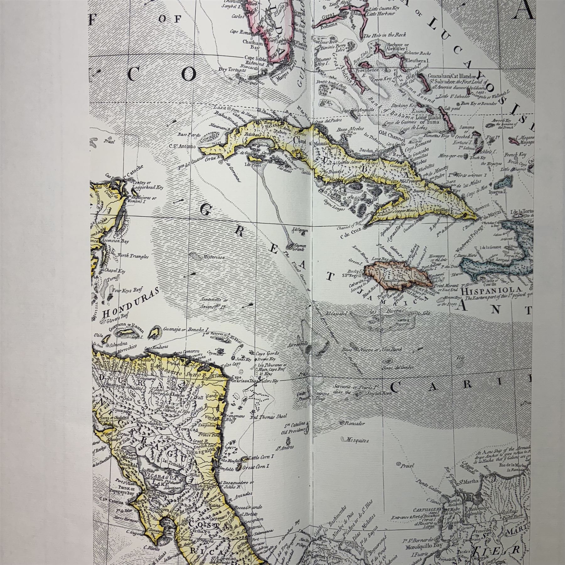 Jefferys (Thomas) The American Atlas, limited edition of 150 copies, facsimile of the first edition of 1776, goat skin bound with marbled paper, in slip cover, H56cm