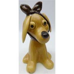  Large Sylvac 'Toothache' seated dog no. 2451 H30cm  