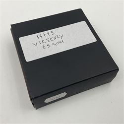 Queen Elizabeth II Bailiwick of Guernsey 2015 'The 250th Anniversary 1765-2015 HMS Victory' gold proof five pound coin, cased with certificate