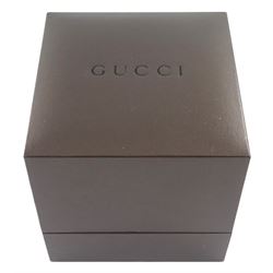 Gucci twirl ladies stainless steel quartz wristwatch, Ref. YA112, boxed with papers