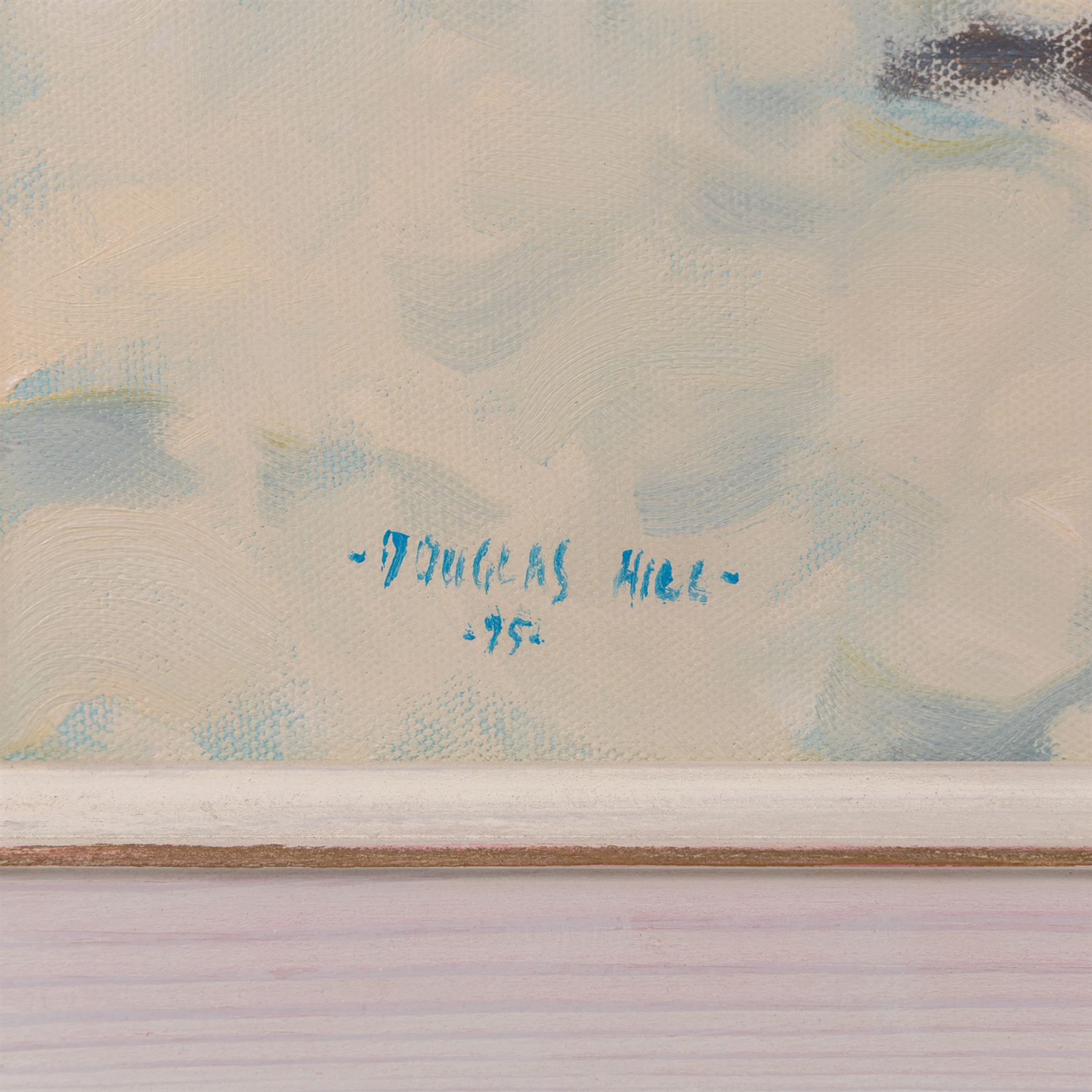 Douglas Hill (British 1953-): Porthminster Beach - Carbis Bay - St Ives, oil on canvas signed and dated '95, 60cm x 75cm