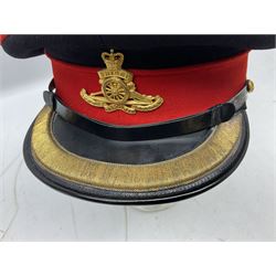 York and Lancaster Regimental mess uniform of jacket and trousers; together with Royal Artillery peaked cap