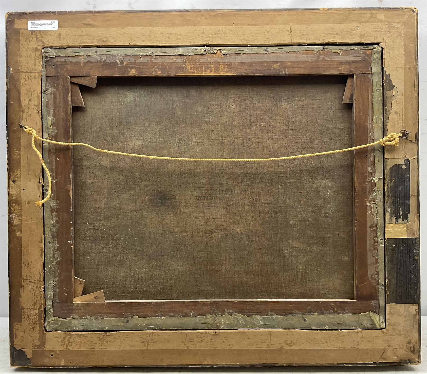 Cornish School (19th/20th century): Barn Hill - Cadgwith Cove, oil on canvas unsigned 50cm x 60cm