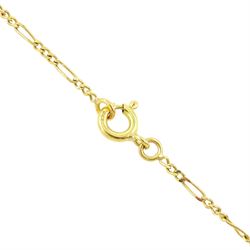 French early 20th century gold and silver pearl and diamond bow pendant, pear shaped blister pearl with old cut and rose cut diamond surround, suspending from a diamond set bow, to an 18ct gold fancy link chain necklace