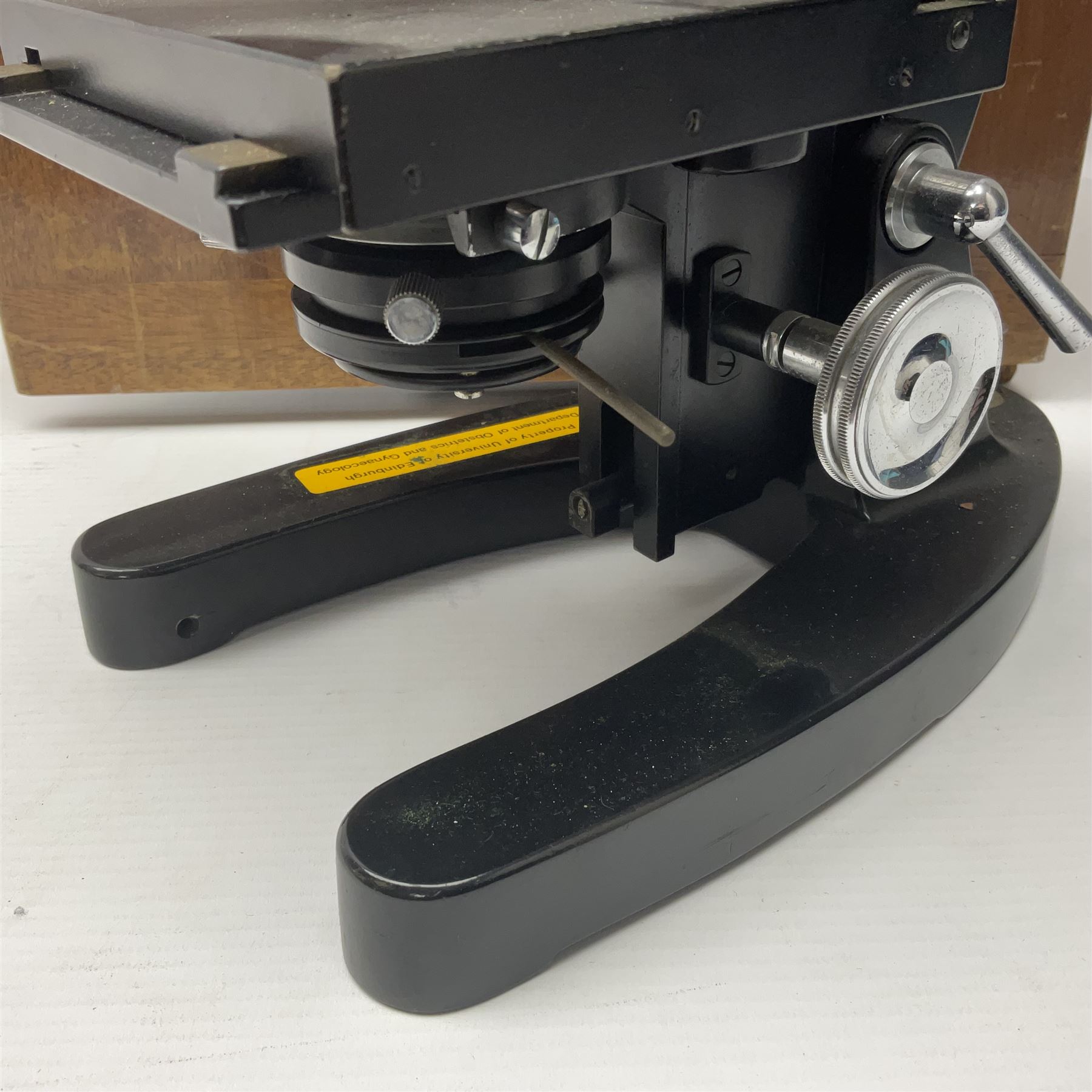 20th century W. Watson & Sons binocular microscope no 98191, in original box, together with W. Watson & Sons Kima microscope no 107846, in original box and Cooke Troughton & Simms binocular microscope no 467926