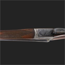 William Evans 12 bore double trigger boxlock ejector, side by side double barrel shotgun with 66cm (26