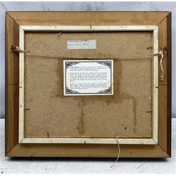 Michelle Saunders (British 1936-): 'Robin Hoods Bay', oil on board signed, titled verso 24cm x 29cm 