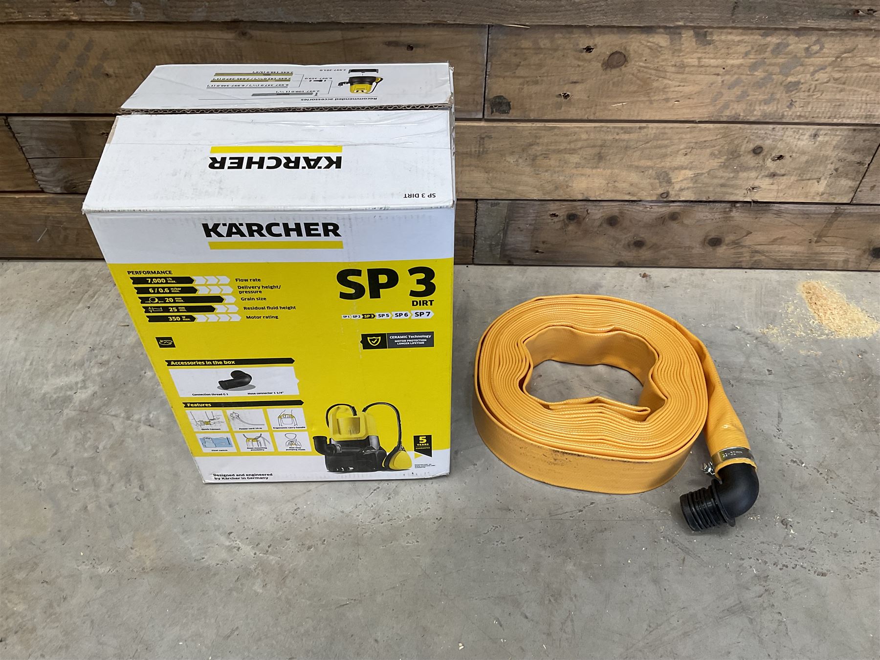 Karcher SP3 dirty water pump with hose