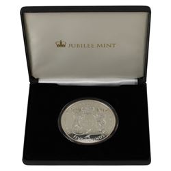 Queen Elizabeth II Tristan da Cunha 2016 'Queen Elizabeth II 90th Birthday' five ounce sil...