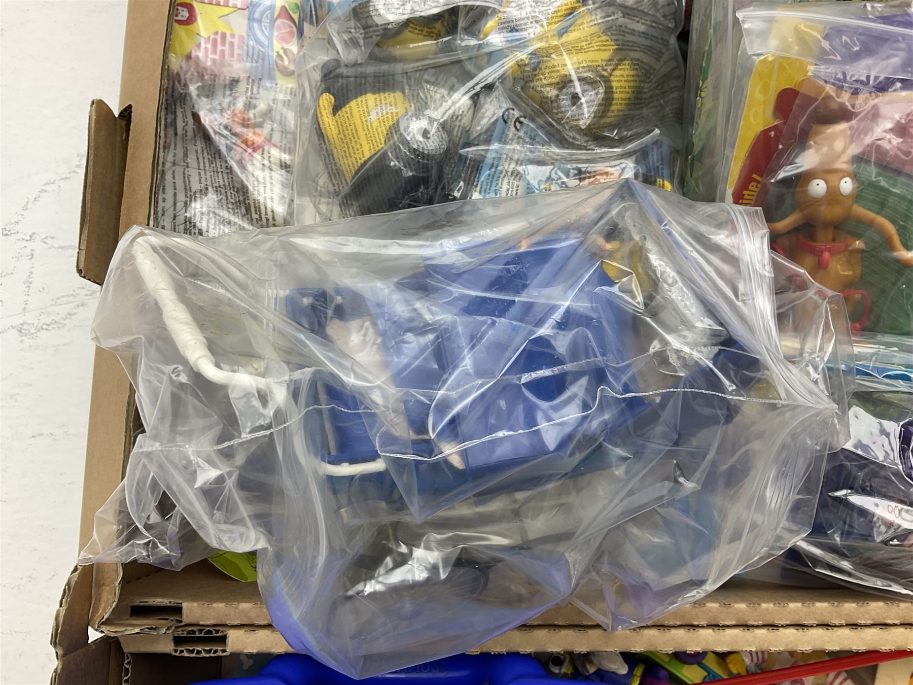 Large quantity of Mcdonalds toys to include Matchbox in four boxes
