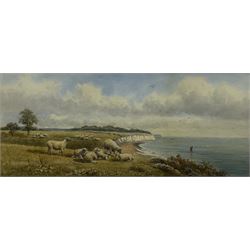 Harold Lawes (British 1865-1940): 'On the Coast of Devon', watercolour signed, titled on the mount 22cm x 51cm