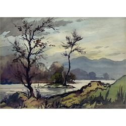 Robert Leslie Howey (British 1900-1981): 'Tarn Hows', watercolour signed, titled and dated 1972 on gallery label verso 16cm x 22cm
Provenance: with The Hawkshead Gallery, Ambleside, label verso