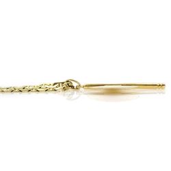 Gold labrys axe pendant necklace