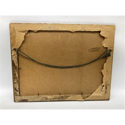 Tom Riley (British 20th century): Coastal Scene, oil on board signed 30cm x 40cm