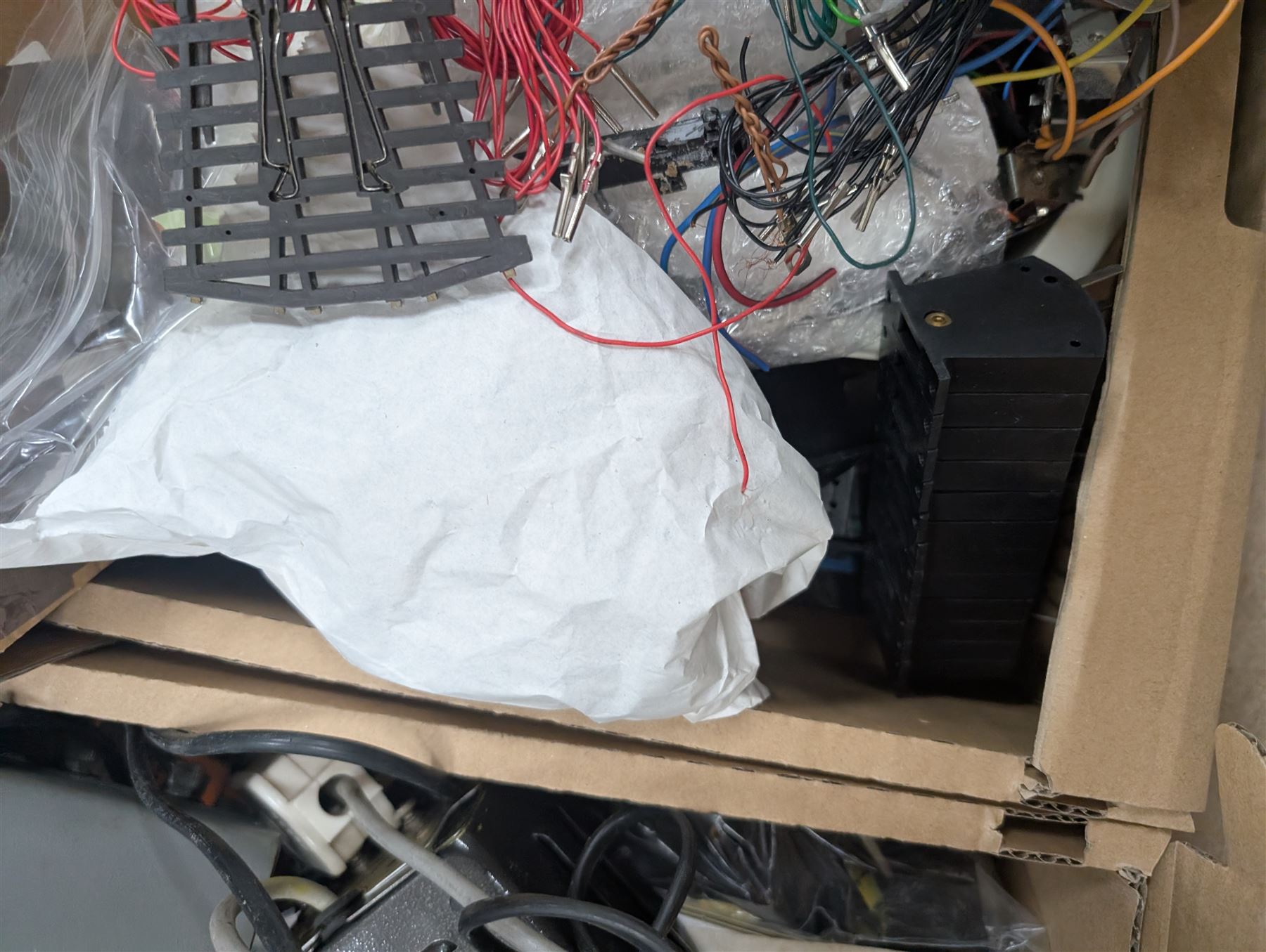 Collection of model railway control units, accessories and tools, including Lenz Digital Plus LZV100 with remote, H and M Electran Transistorised Power Unit, H and M Duette twin supply unit, motors, points, paints, Antex Soldering System, Flockit, etc, in three boxes