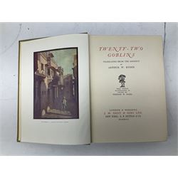 Ryder, Arthur. W: Nahl: Twenty-Two Goblins, illustrated by Perham W. Nahl, J. M. Dent & Sons Ltd., with twenty colour illustrations