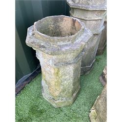 Ten Victorian terracotta chimney pots, various sizes - THIS LOT IS TO BE COLLECTED BY APPOINTMENT FROM DUGGLEBY STORAGE, GREAT HILL, EASTFIELD, SCARBOROUGH, YO11 3TX