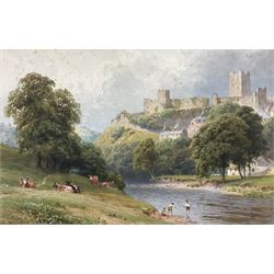 Harold Sutton Palmer (British 1854-1933): 'Richmond Yorkshire from the East', watercolour signed, titled on the mount 17cm x 27cm 
Provenance: with Thomas Agnew & Sons, London, label verso