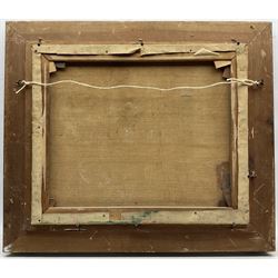 Enslin Hercules Du Plessis (South African 1894-1978): 'Fir Trees from Lynch Hill Lane', oil on canvas signed, titled on the frame 48cm x 59cm