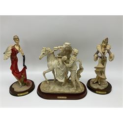 Royal Worcester figure Charlotte, together with Royal Doulton toby jug Scarmouche D6558, and other figures  