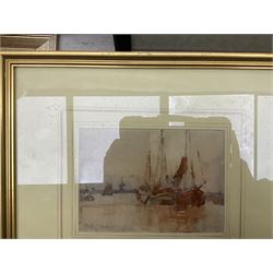 Collection of original watercolours, artists to include Joseph Haslam Hawkswoth (British 1827-1908), Norman Wilkinson, Moffat Peter Lindner (British 1852-1949), Albert Charles Dodds, Miller Smith etc (13)